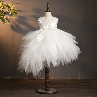 Children Ball Gown First Holy Communion Dress Swan