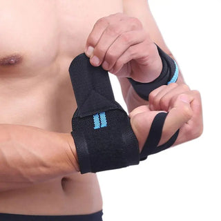 Weight Lifting Wristband Elastic Breathable Wrist Wraps Bandage Gym Fitness Weightlifting Powerlifting Wrist Brace Support Strap