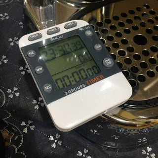 Digital Kitchen Cooking Timer Clock 3 Channels Simultaneous Timing Countdown Up Pocket Timer