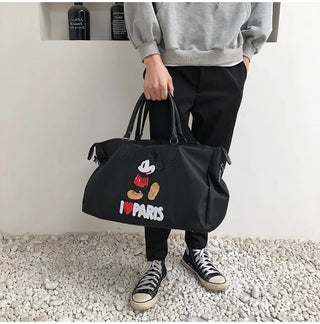 Disney Mickey's New Travel Bag Large-capacity  Oxford Cloth High-quality Men's and Women's Handbags