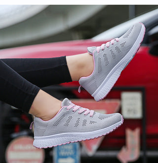 Women's Sneakers  Flats Air Mesh Ladies Shoes Female sneaker