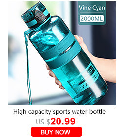 New 500/800/1000ml Sports Water Bottle BPA Free Portable Leak-proof Shaker bottel