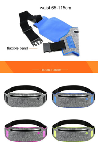 Running Belt Bag Sports Fanny Pack For Men Women Hidden Gym Bags Waist Bag Phone Running Accessories Backpack