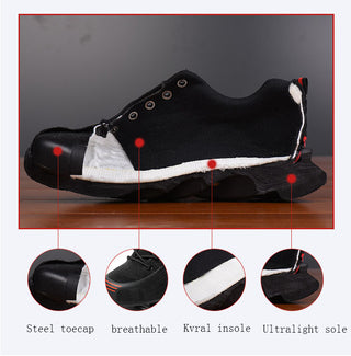 Work Shoes Fashion for Men Women Sneaker Ultralight Mesh shoes Plus size 37-48 JOY-179