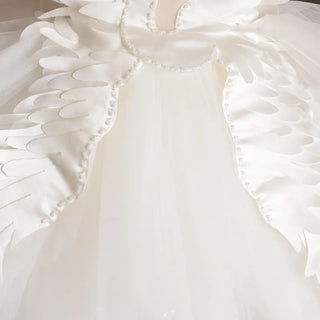 Children Ball Gown First Holy Communion Dress Swan