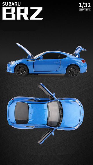 BRZ Alloy Sports Car Model Diecast Metal Simulation Toy Vehicles Car Model Sound Light Collection Childrens Toy Gift