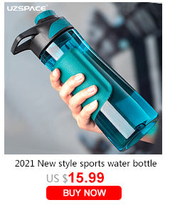 New 500/800/1000ml Sports Water Bottle BPA Free Portable Leak-proof Shaker bottel