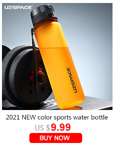 New 500/800/1000ml Sports Water Bottle BPA Free Portable Leak-proof Shaker bottel