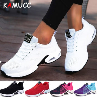 Women's Ladies Wedges Sneakers Sequins Shake Shoes