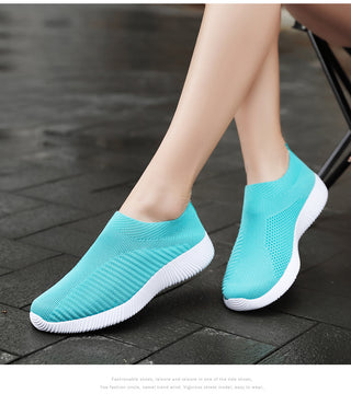 Women Vulcanized Shoes High Quality Women Sneakers Flats Shoes Women Loafers Plus Size 42