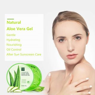 220ML Aloe Vera Gel Natural Face Creams Moisturizer Acne Treatment Cream Sun Repair Cream Whitening Skin Care Smoothing