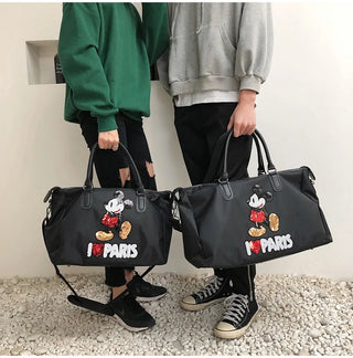 Disney Mickey's New Travel Bag Large-capacity  Oxford Cloth High-quality Men's and Women's Handbags