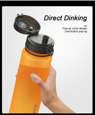 New 500/800/1000ml Sports Water Bottle BPA Free Portable Leak-proof Shaker bottel