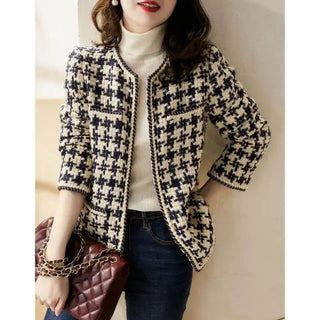 Houndstooth Tweed Blended Vintage Alodia Store