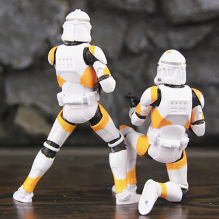 Star Wars 104th 212th 442nd 332nd 501st 6" Action Figure ARC ARF Trooper Shock Asohka Commander Phase 2 Episode II Clone Toys