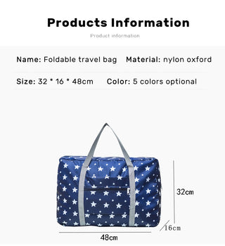 Nylon Foldable Duffel Bag Travel Organize