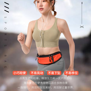 Professional Running Waist Bag Sports Belt Pouch Mobile Phone Case Men Women Hidden Pouch Gym SportsBags Running Belt Waist Pack