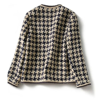 Houndstooth Tweed Blended Vintage Alodia Store