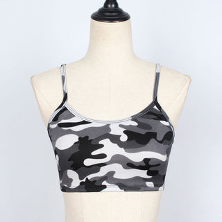 New Camouflage Blackless croptop