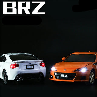 BRZ Alloy Sports Car Model Diecast Metal Simulation Toy Vehicles Car Model Sound Light Collection Childrens Toy Gift