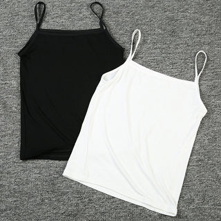 Camiseta de tirants croptop sexy d'estiu per a dones, armilla de fitness transpirable, mida lliure, camisola blanca negra