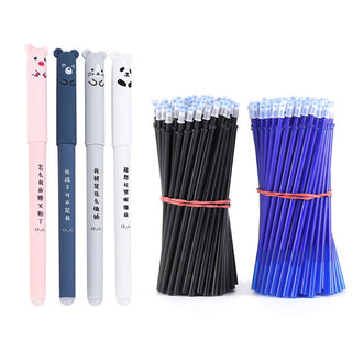 30 Pcs/set 0.35mm Kawaii Erasable Pens for Writing Notebooks Girls Cute