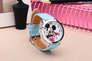 8 Candy Colors Fashion Colorful Watch Girls Children Cartoon Clock Mickey Cute Watches Lovely Relogio Kids Watches Men Reloj