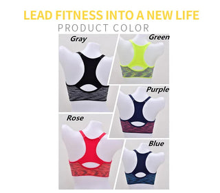 Women Sports Bras Fitness Sports Bra Tops Shockproof Shapes Quick Dry Running Gym Adjustable Underwear push up Yoga Bra Top