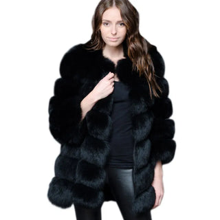 Fashion fluffy Long Faux women thick