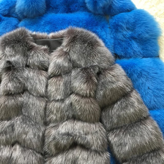 Fashion fluffy Long Faux women thick