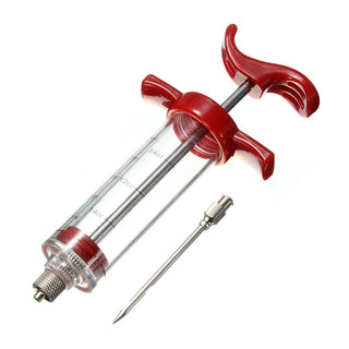 3 Needles 30ML kitchen syringes Stainless steel needles injector of meat kitchen tool meat pounder Poultry Turkey Meat Injectors