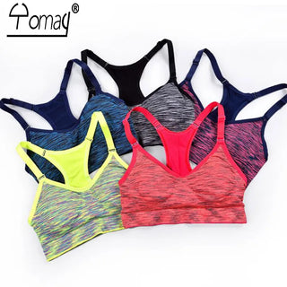 Women Sports Bras Fitness Sports Bra Tops Shockproof Shapes Quick Dry Running Gym Adjustable Underwear push up Yoga Bra Top