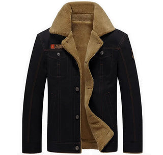 Mountainskin Winter Warm Jackets Thick Fleece Men's Coats Cotton