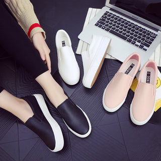 Women Sneakers Leather Shoes Sneakers Female New Fashion