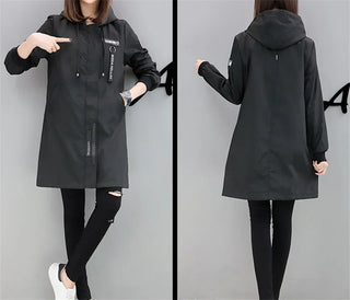 trenchWindbreaker Coats Lady Outerwear