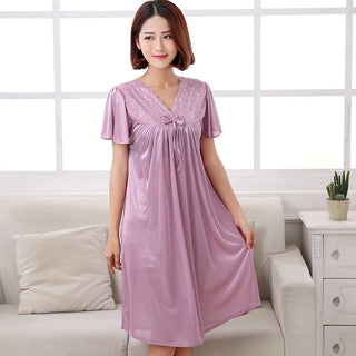 M-5XL Women Pijamas Night Dress Ladies