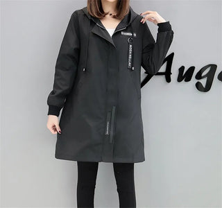 trenchWindbreaker Coats Lady Outerwear