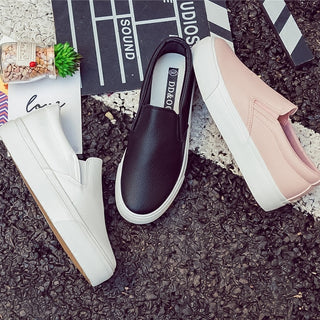 Women Sneakers Leather Shoes Sneakers Female New Fashion