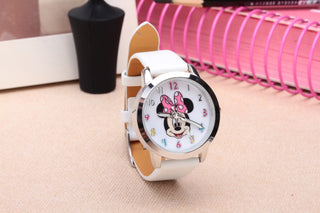 8 Candy Colors Fashion Colorful Watch Girls Children Cartoon Clock Mickey Cute Watches Lovely Relogio Kids Watches Men Reloj