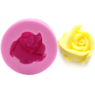 Mujiang Rose Flower Silicone Candle Molds Resin Clay Soap Mold Gumpaste Chocolate Fondant Cake Decorating Tools Kitchen Baking