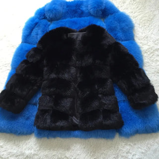 Fashion fluffy Long Faux women thick