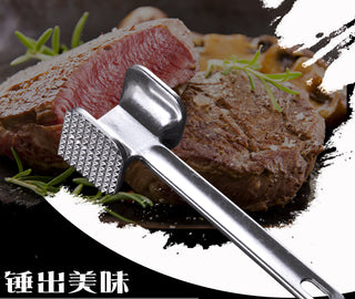 1 piece of stainless steel useful softener for steak hammers, for tapping pork pounds, kitchen tools