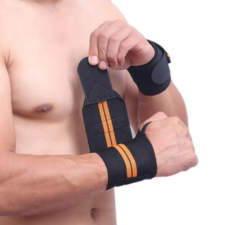 Weight Lifting Wristband Elastic Breathable Wrist Wraps Bandage Gym Fitness Weightlifting Powerlifting Wrist Brace Support Strap