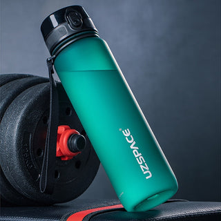 New 500/800/1000ml Sports Water Bottle BPA Free Portable Leak-proof Shaker bottel