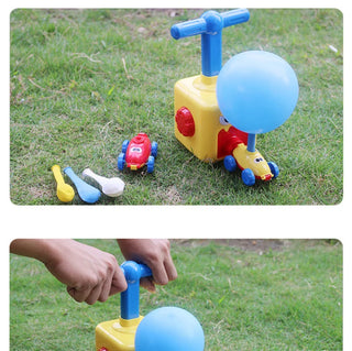 Balloon Launcher Car Toy Set Children's Balloon Launcher Toy Force Car Balloon Launcher Toys Kid's Preschool Educational Gifts