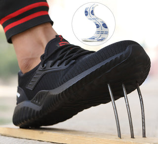 Work Shoes Fashion for Men Women Sneaker Ultralight Mesh shoes Plus size 37-48 JOY-179