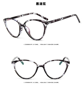 Fashion Women Cat Eye Eyeglasses Frame Men Optical Glasse Frame Retro Eyeglasses Computer Glasses Transparent glasses