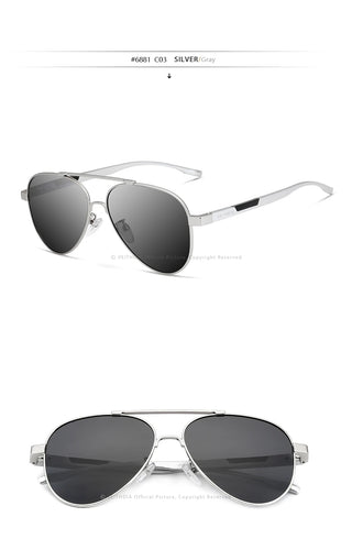 VEITHDIA Men's Sunglasses Aluminum Photochromic Women Polarized Sun Glasses 6699