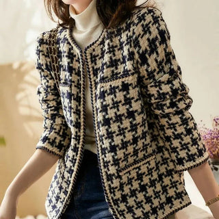 Houndstooth Tweed Blended Vintage Alodia Store