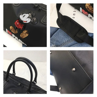 Disney Mickey's New Travel Bag Large-capacity  Oxford Cloth High-quality Men's and Women's Handbags